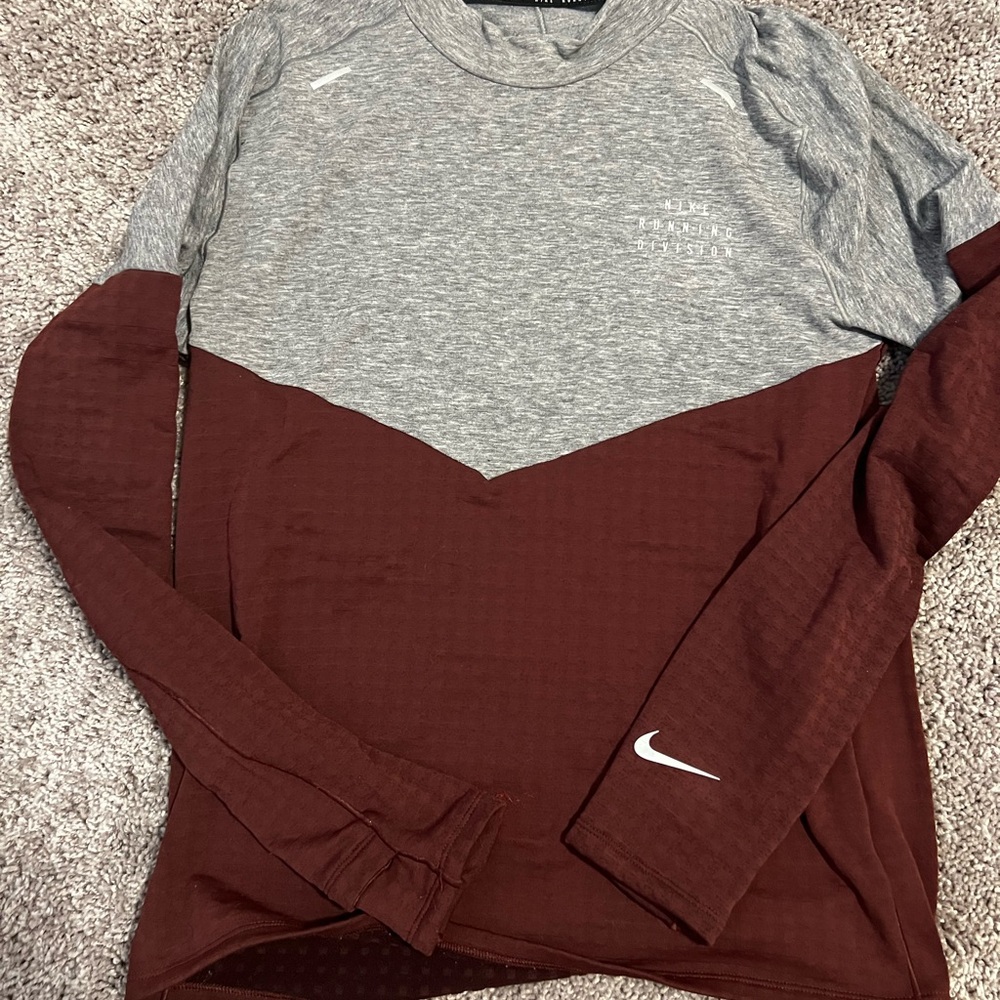 Nike Heather Gray Running Shirt